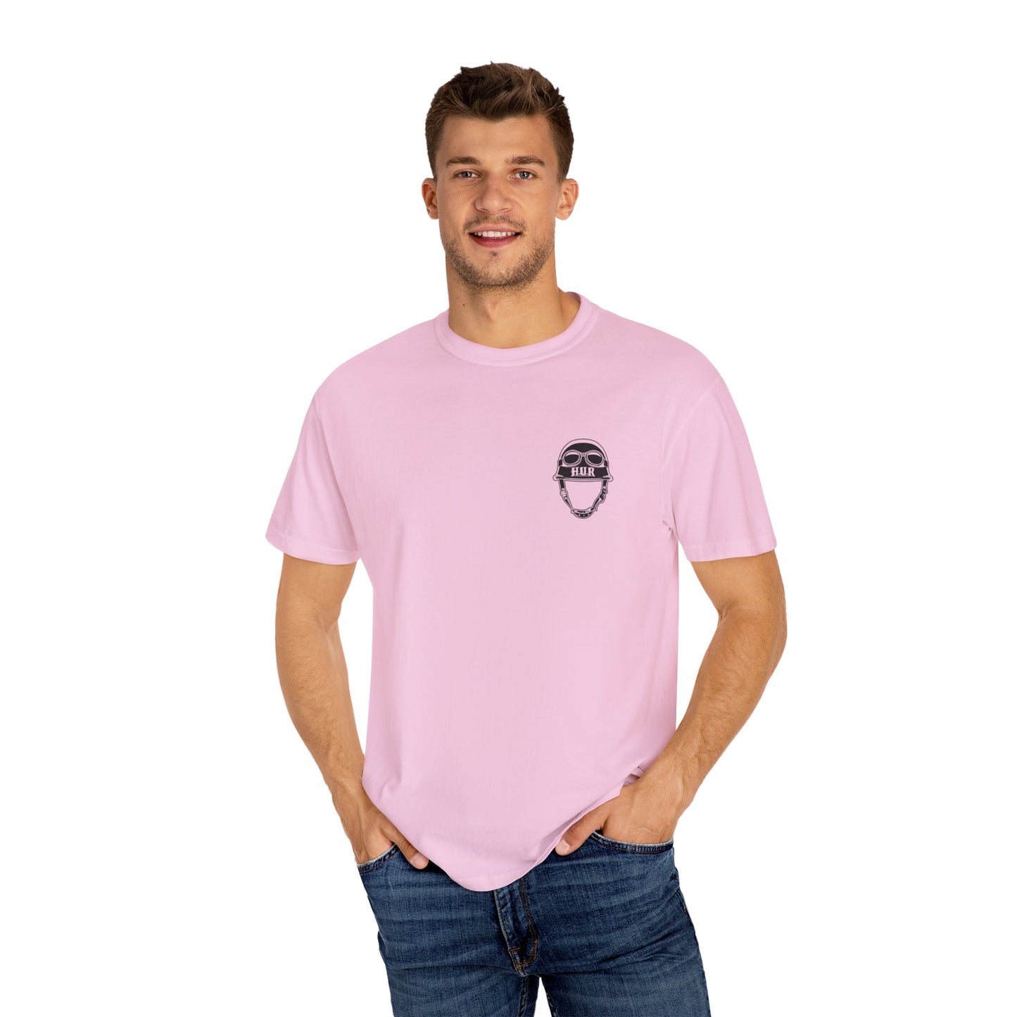 How U Rydin Unisex Garment-Dyed T-shirt  Pink