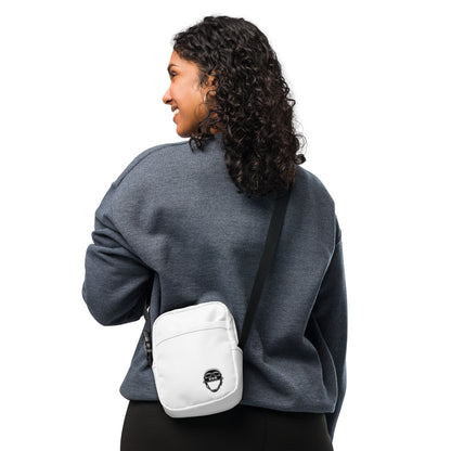 Utility white crossbody bag