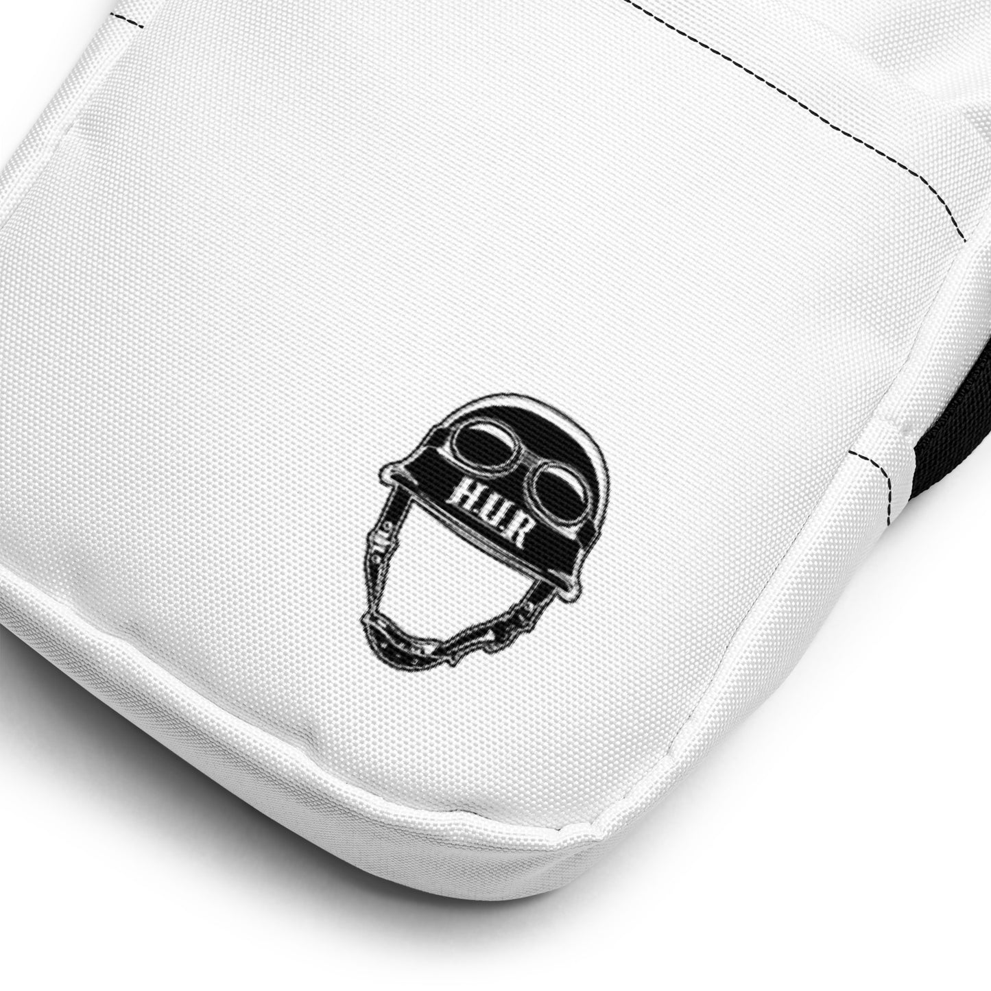 Utility white crossbody bag