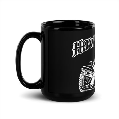 Black Glossy black Mug