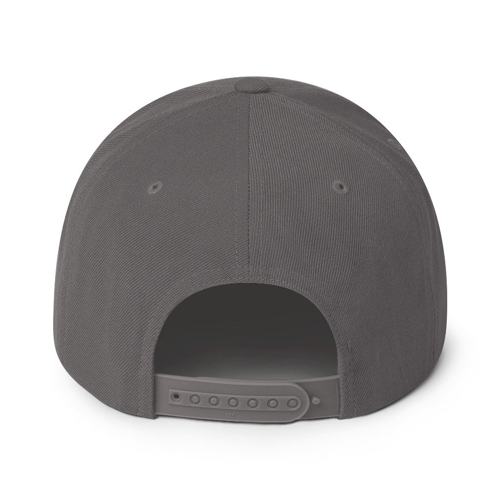 Gray Snapback Hat