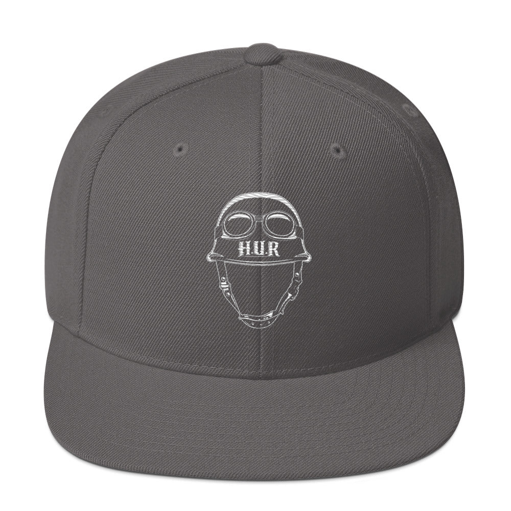 Gray Snapback Hat