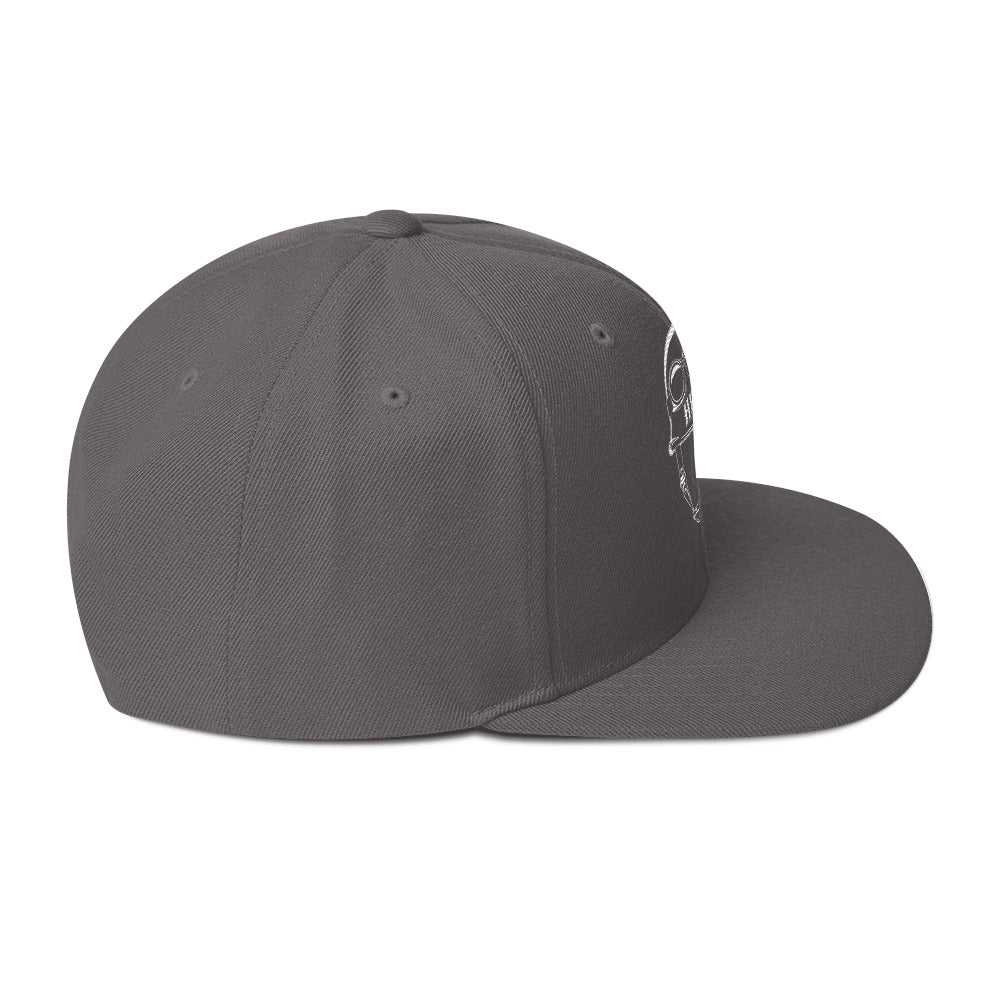 Gray Snapback Hat