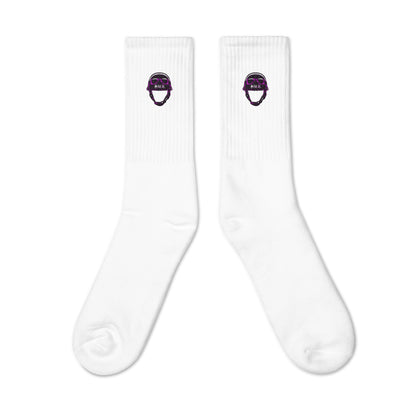 Embroidered White socks