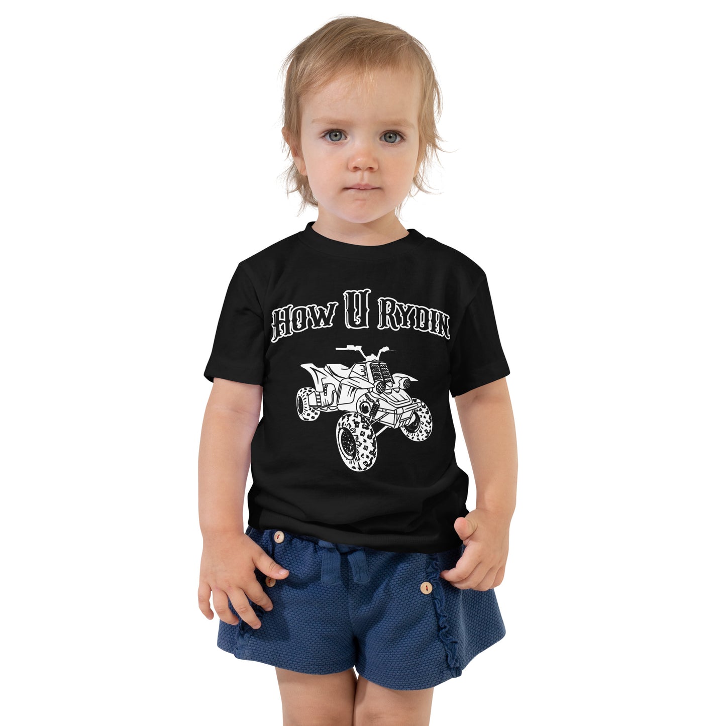 Toddler Black Short Sleeve Tee