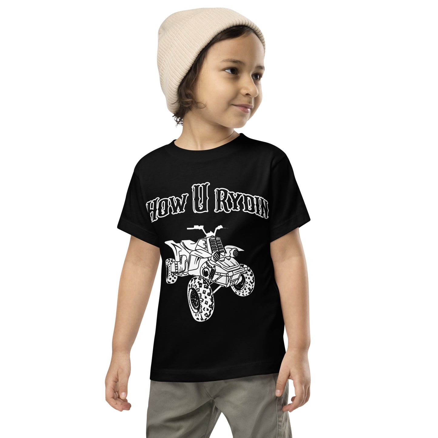 Toddler Black Short Sleeve Tee