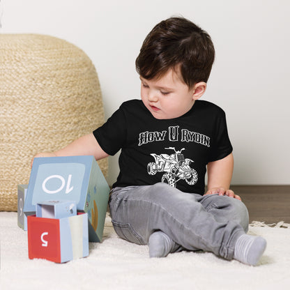 Toddler Black Short Sleeve Tee