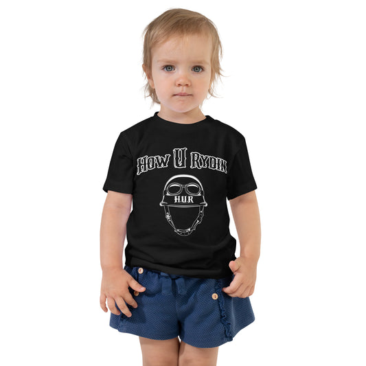 Toddler black Short Sleeve Tee