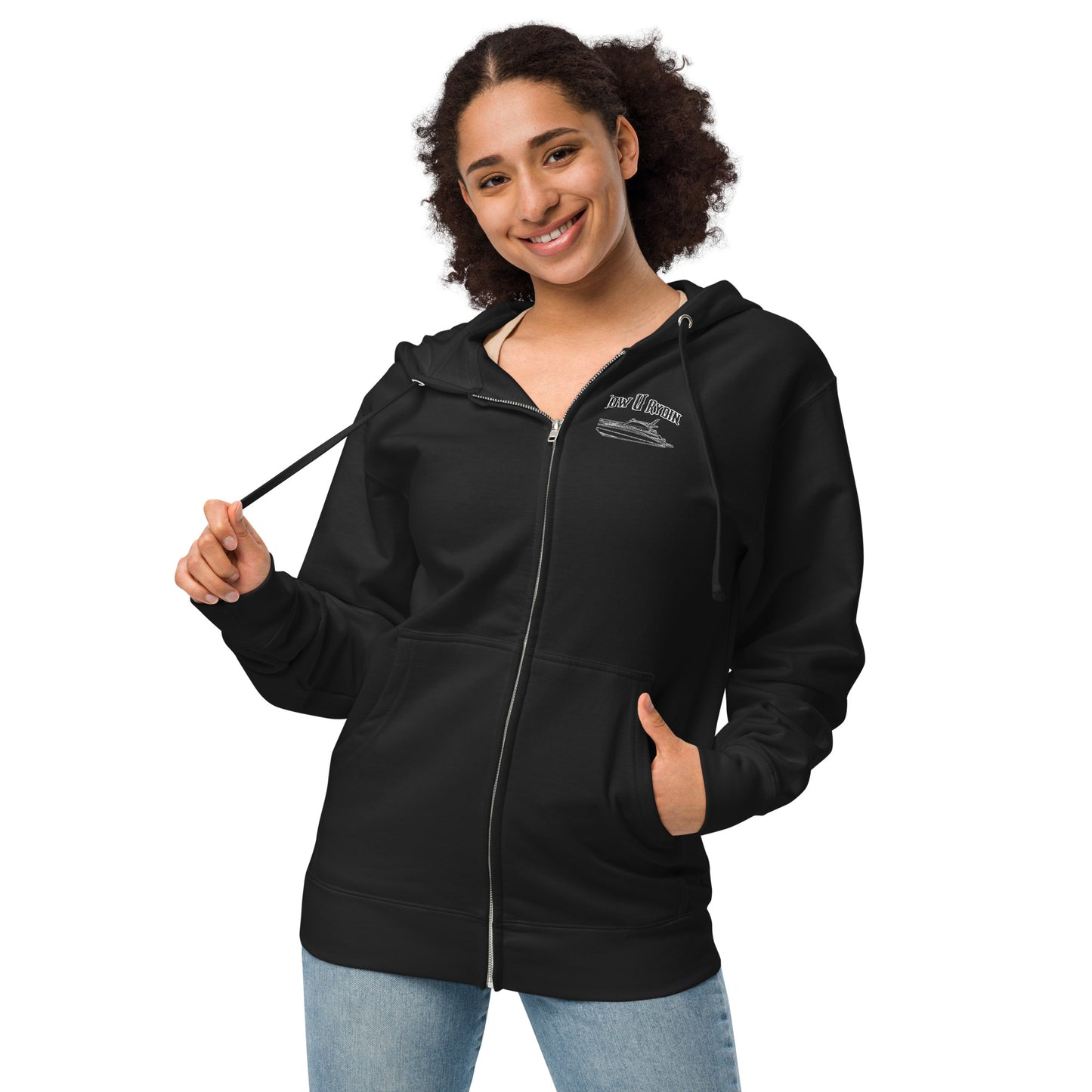 Unisex Fleece Zip up Hoodie