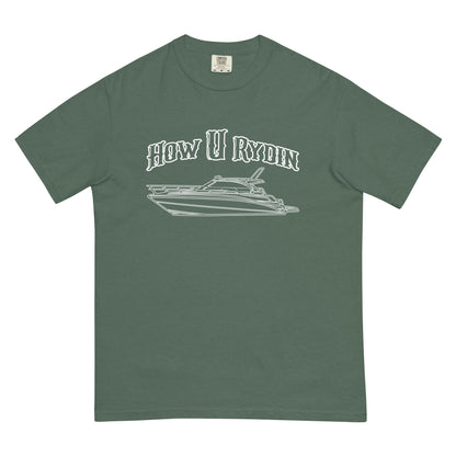 green How U Rydin Unisex garment-dyed t-shirt