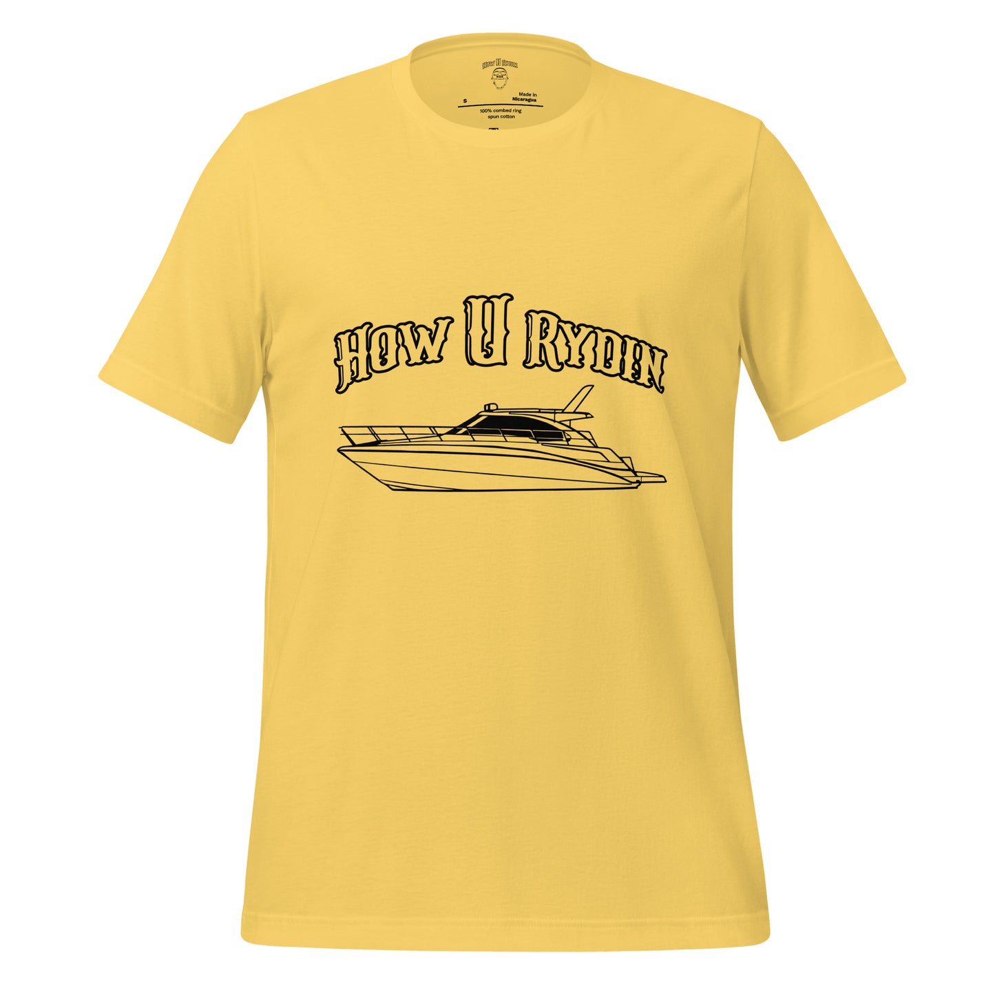 Unisex t-shirt yellow 