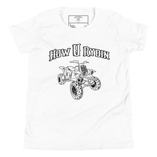 White Youth Short Sleeve T-Shirt